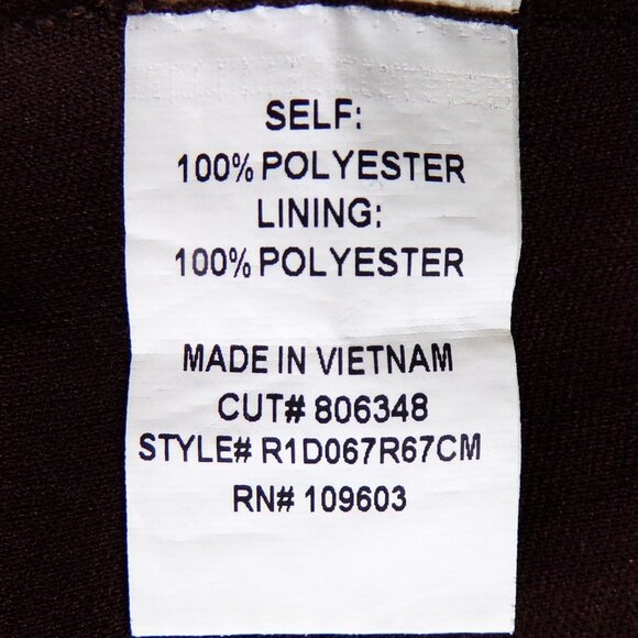 CHRIS McLAUGHLIN size 10 silk-like earth-tone sleeveless fit/flare maxi dress - Picture 10 of 11